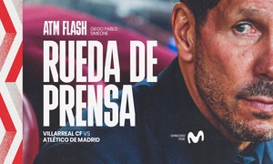 Simeone: “Jugamos contra un equipo que tiene buenas características”